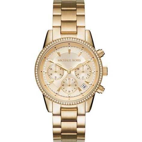 michael kors ladies chronograph watch 33mm